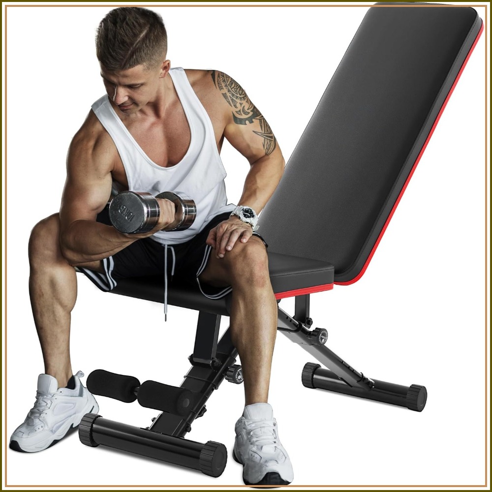 Adjustable Weight Bench - Regulowana ławka do ćwiczeń całego ciała,