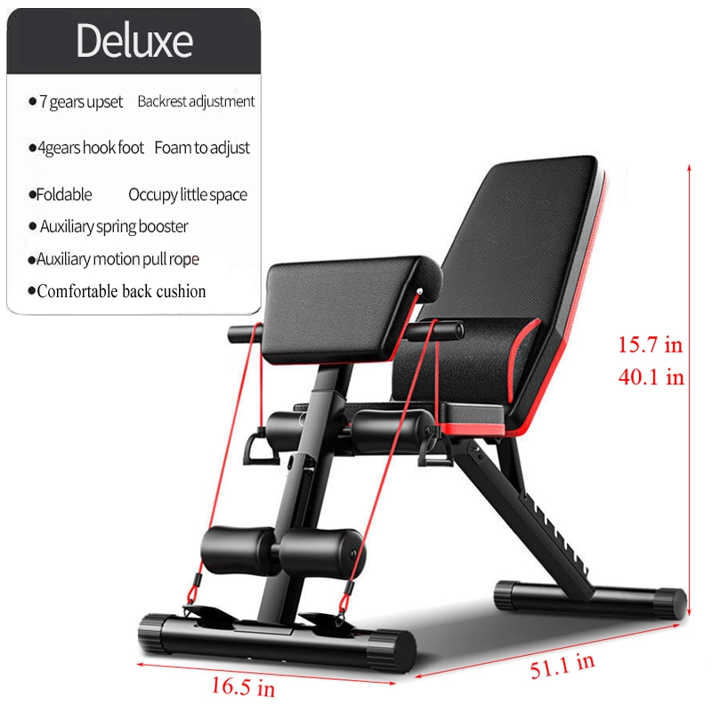 Adjustable Weight Bench - Popularna Domowa Siłownia do Ćwiczeń Regulowana