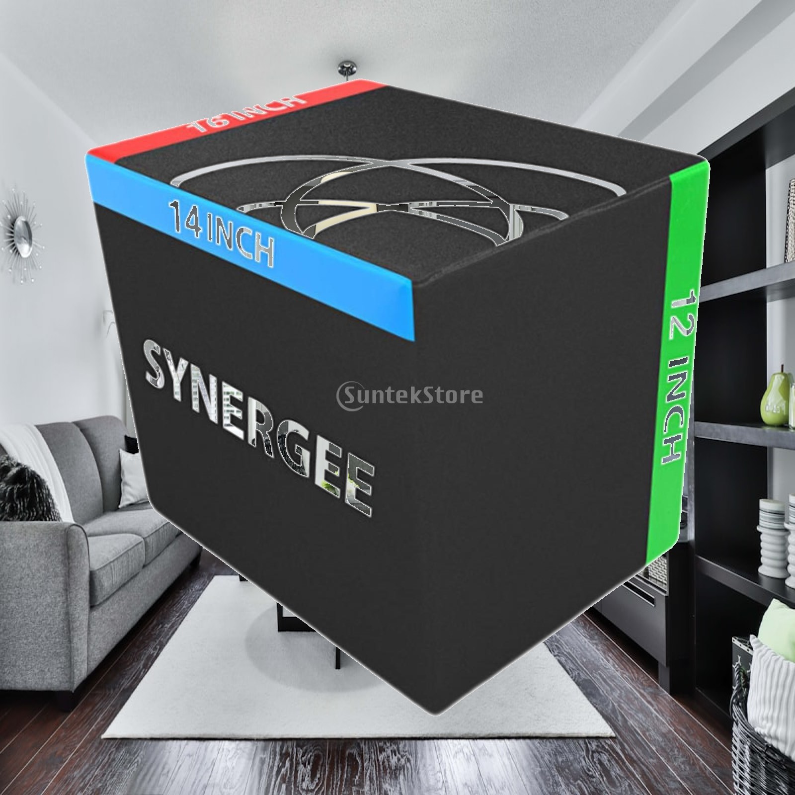 Home Gym In A Box - Pudełko do ćwiczeń plyometrycznych, antypoślizgowe, do