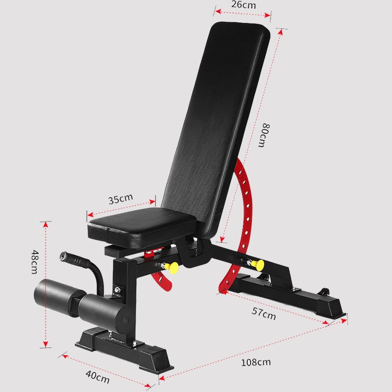 Adjustable Weight Bench - Profesjonalna ławka do ćwiczeń z wysokiej