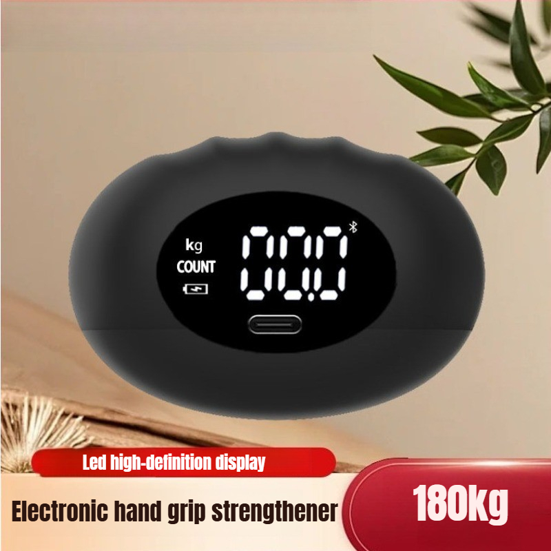 Home Gym Hack - Ergonomiczny cyfrowy dynamometr ręczny 180 kg,