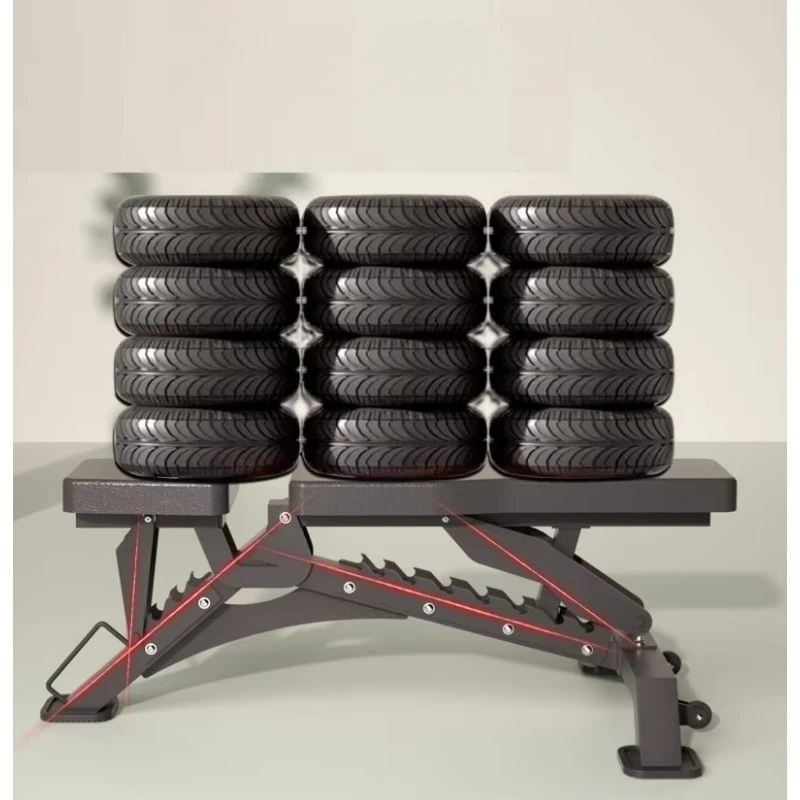 Adjustable Weight Bench - Przenośna, regulowana ławka do ćwiczeń z