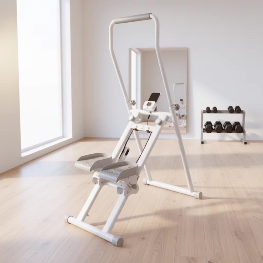 Home Gym Leg Machine - Metalowy wertykalny trenażer wspinaczkowy, maszyna do