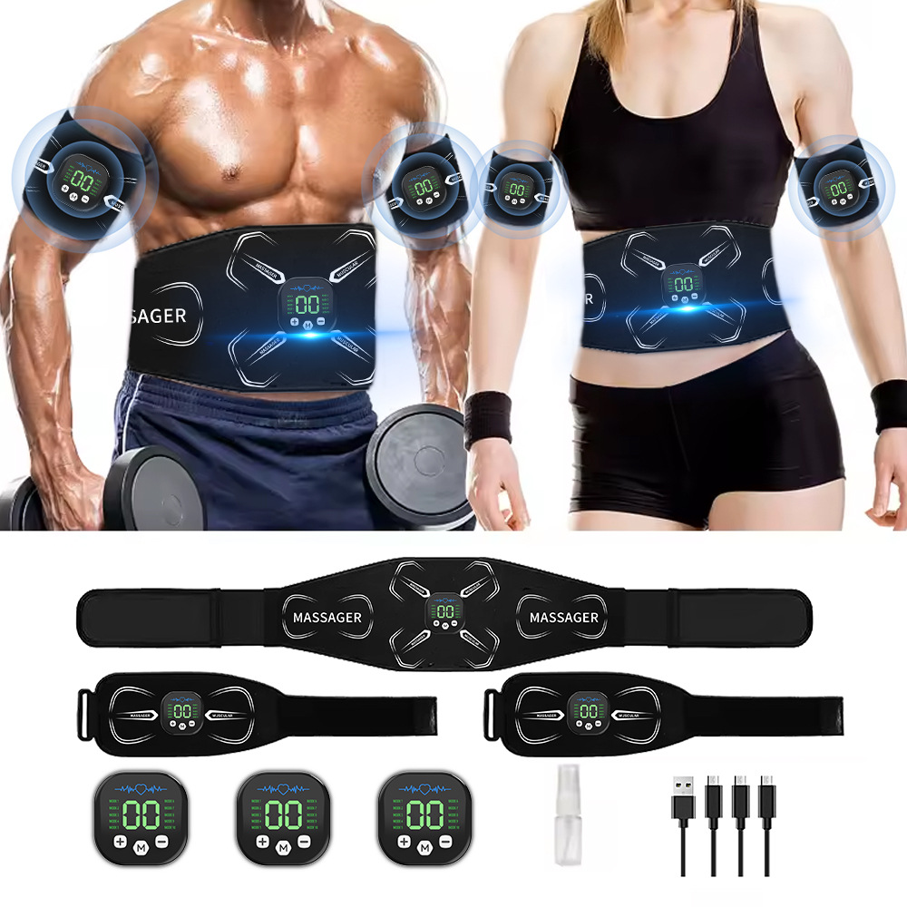 Home Gym Hack - Stymulator mięśni EMS, trener mięśni brzucha,