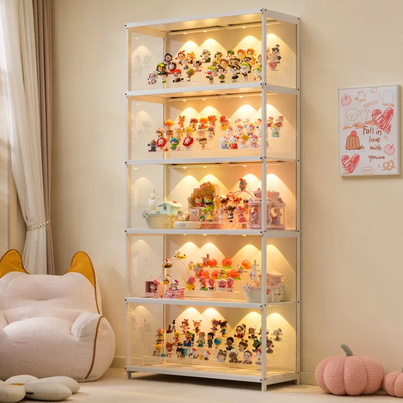 Home Gym Organization - Wielofunkcyjna, przezroczysta gablota na figurki do