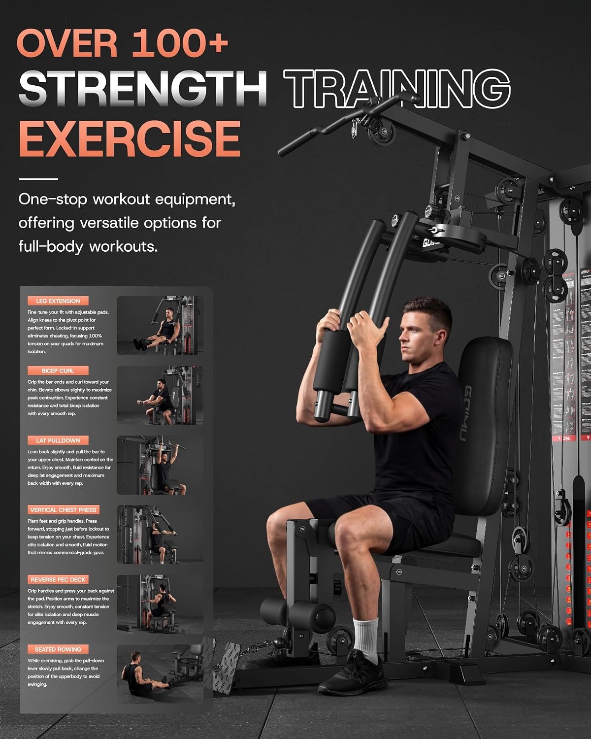 DM01 Dwustanowiskowa Maszyna S – Home Gym One Machine recenzja i cena
