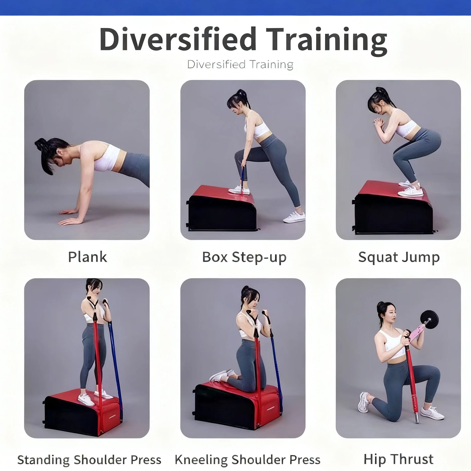 Pudełko do ćwiczeń hip thrust, – Home Gym In A Box recenzja i cena