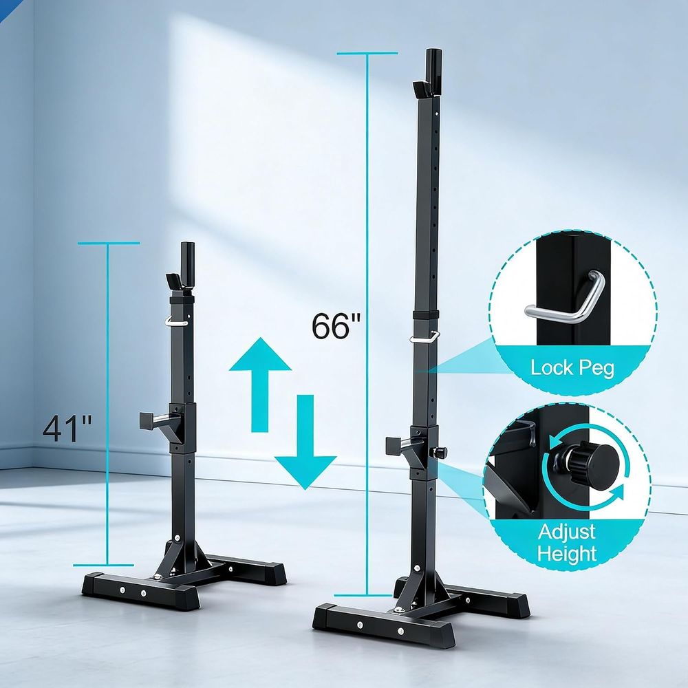 Stojak do przysiadów z regulow – Adjustable Weight Bench recenzja i cena