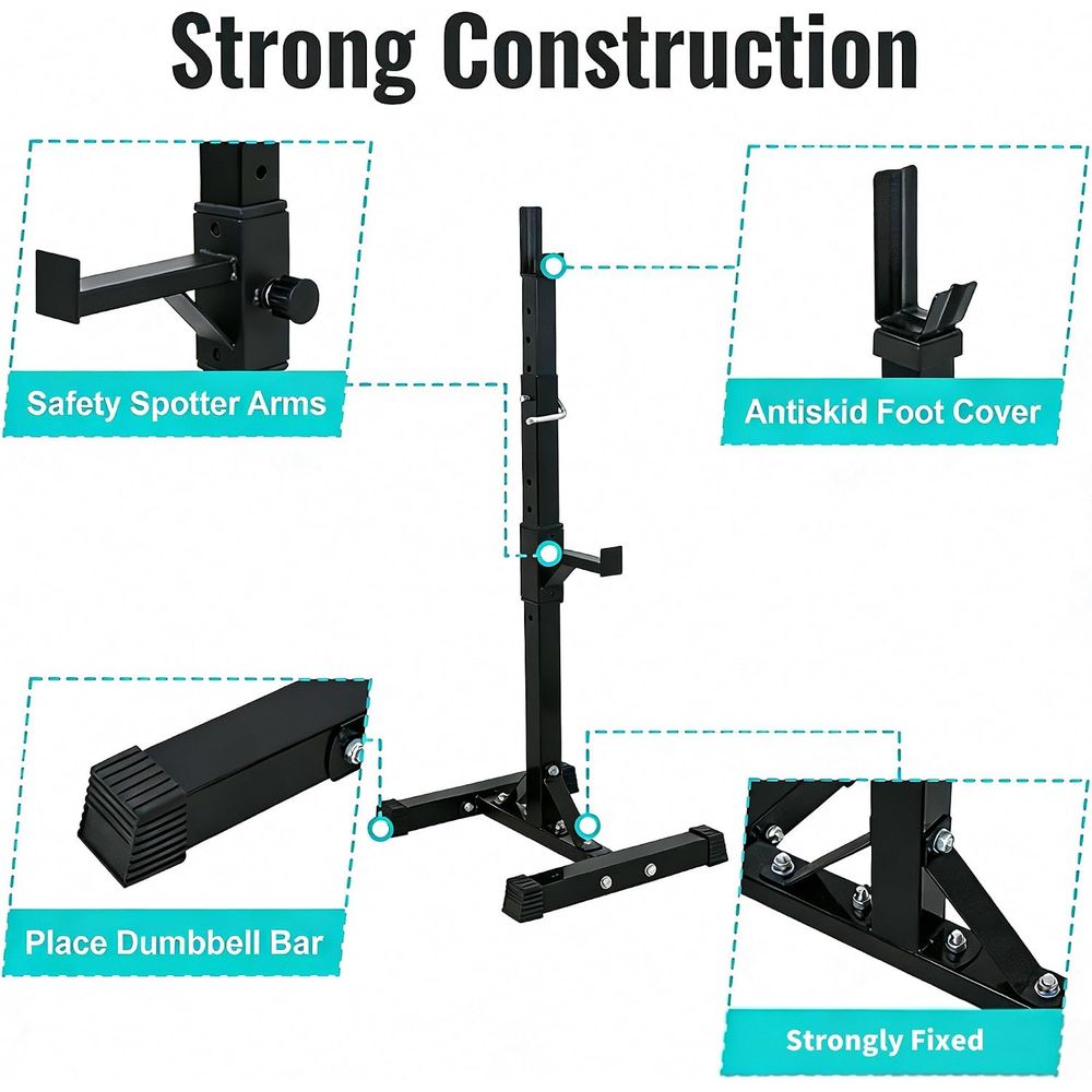 Stojak do przysiadów z regulow – Adjustable Weight Bench recenzja i cena