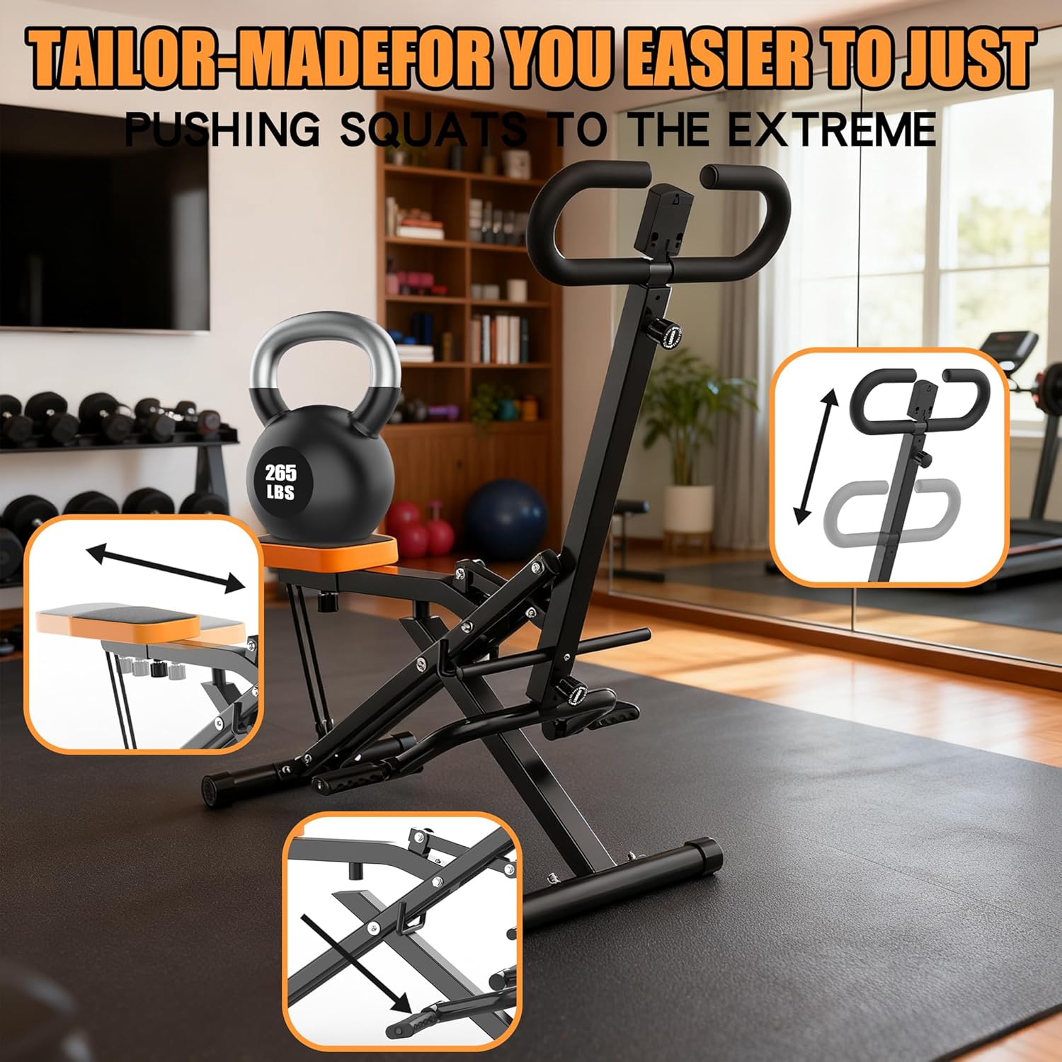 Maszyna do przysiadów do domu, – Home Gym Leg Machine recenzja i cena