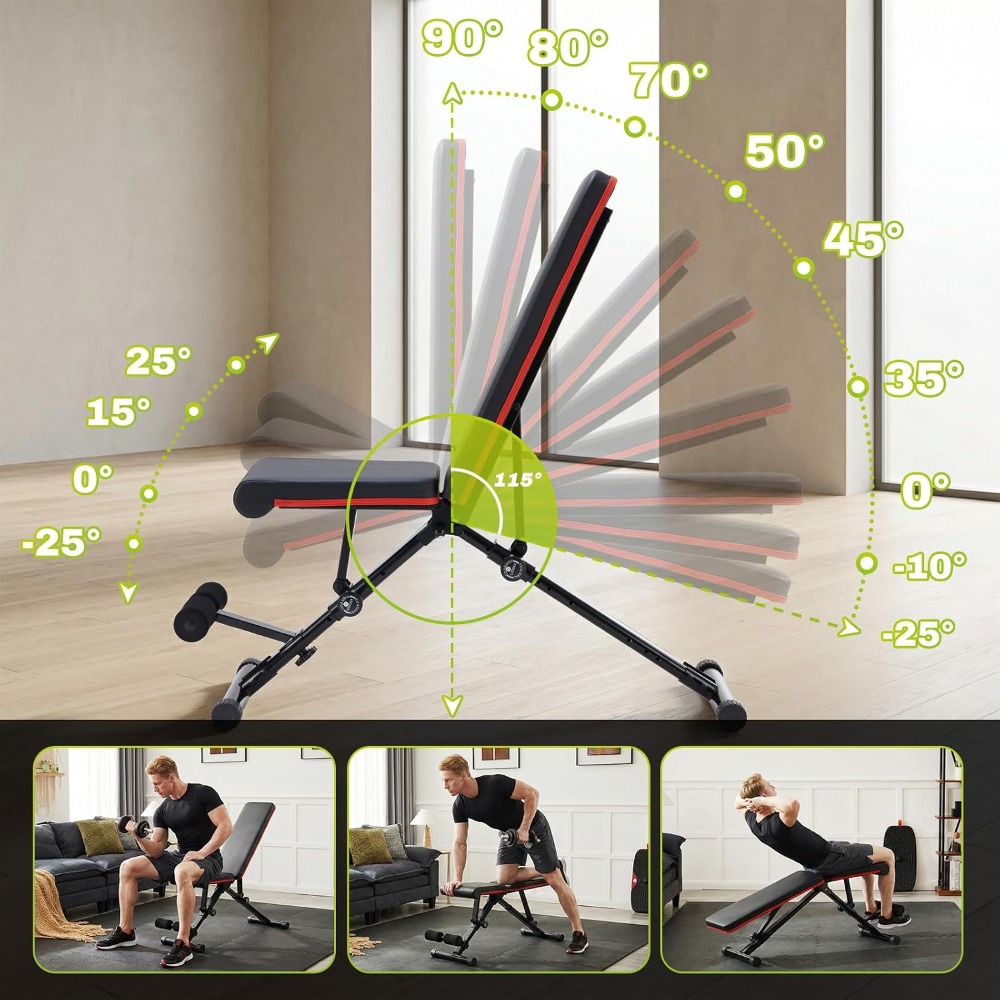 Regulowana ławka do ćwiczeń ca – Adjustable Weight Bench recenzja i cena