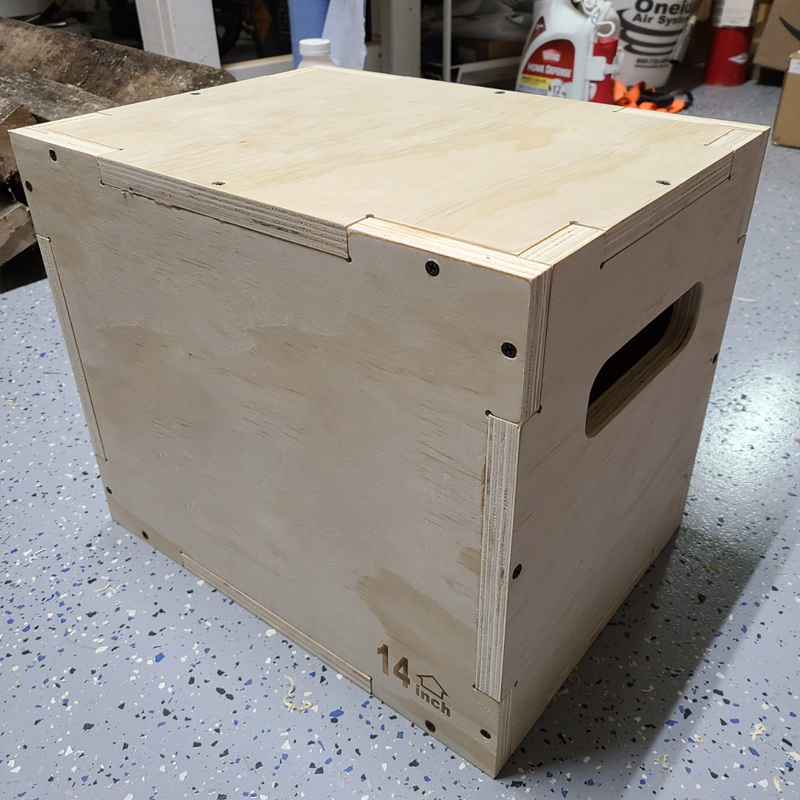 Drewniany skrzynia do ćwiczeń  – Home Gym In A Box recenzja i cena