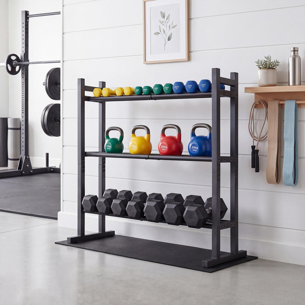 Wytrzymały 3-poziomowy stojak  – Home Gym Equipments recenzja i cena