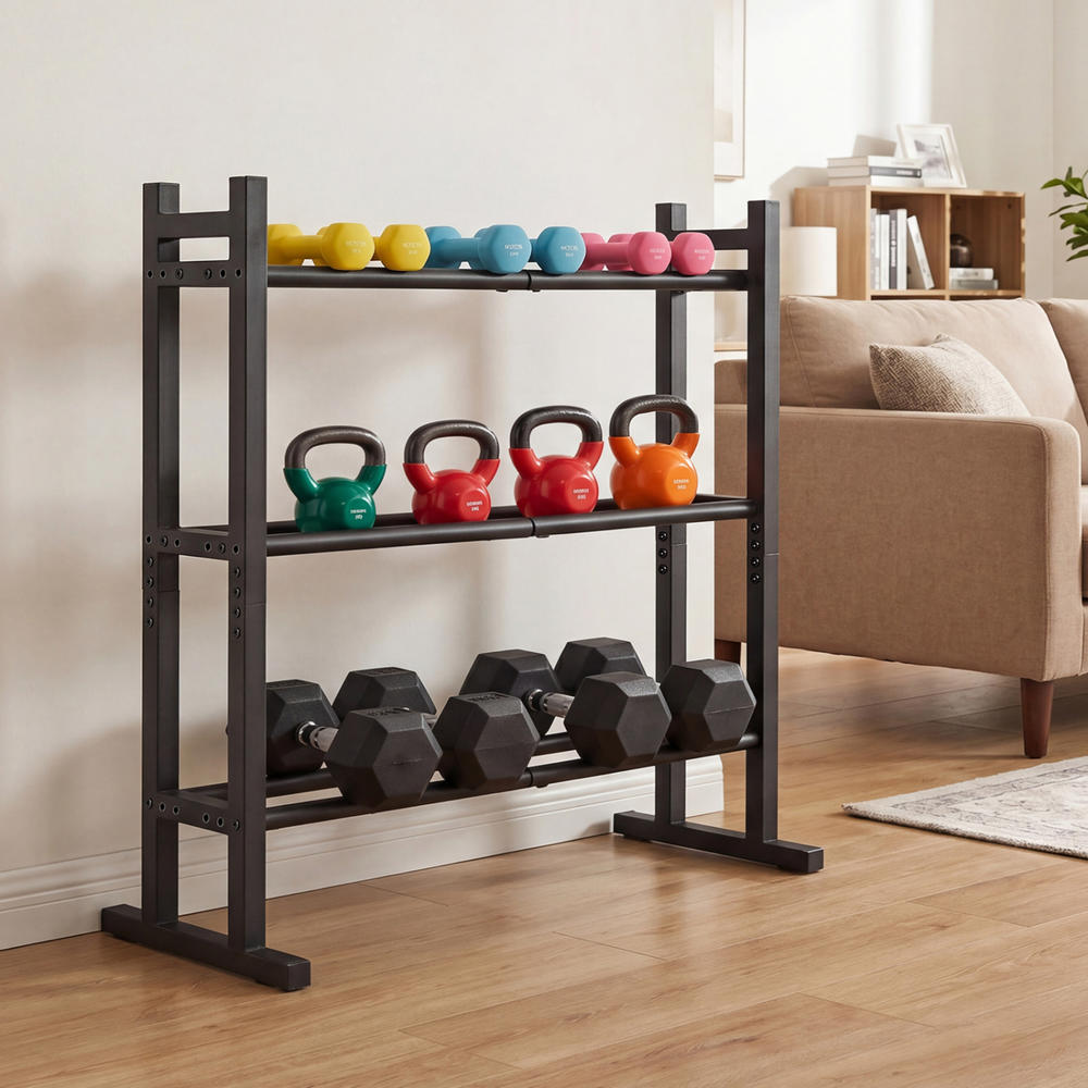 Wytrzymały 3-poziomowy stojak  – Home Gym Equipments recenzja i cena