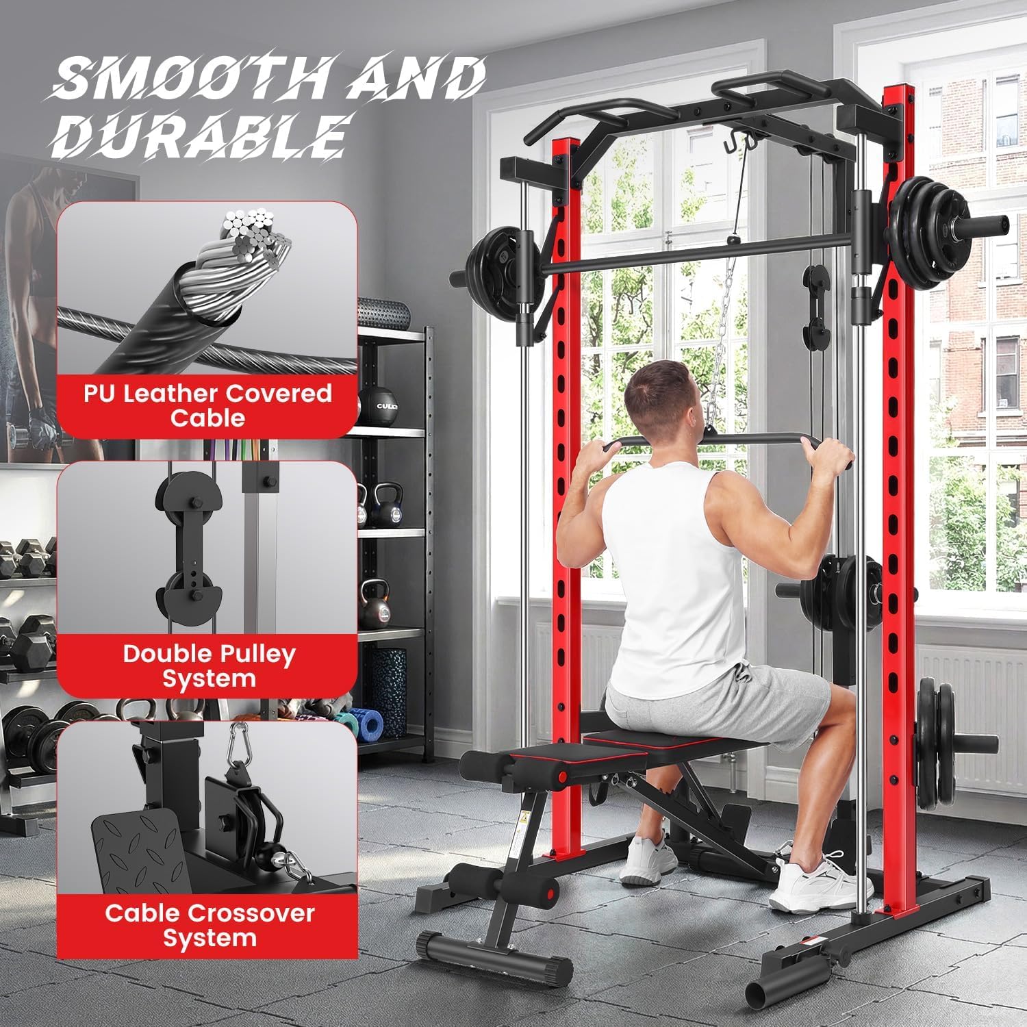 Wielofunkcyjny stojak treningo – Home Gym One Machine recenzja i cena