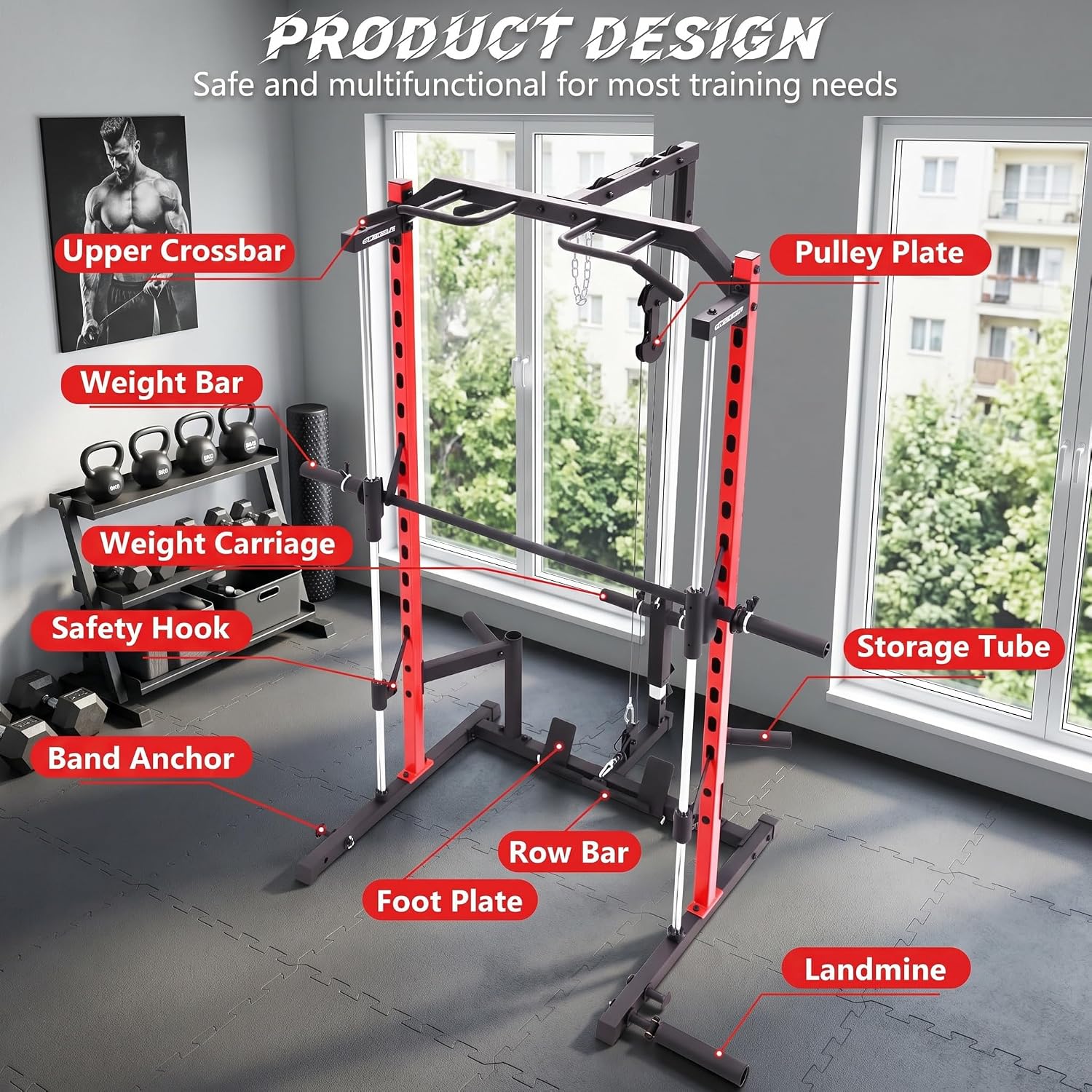 Wielofunkcyjny stojak treningo – Home Gym One Machine recenzja i cena