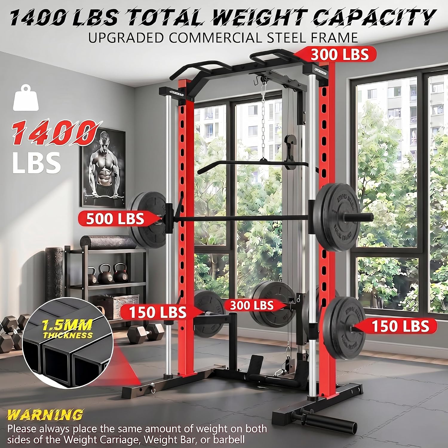 Wielofunkcyjny stojak treningo – Home Gym One Machine recenzja i cena