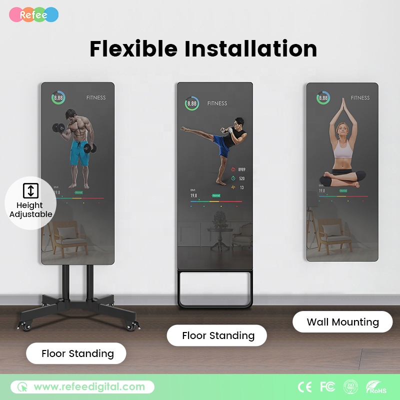 Lustro Treningowe z Ekranem Do – Home Gym Floor recenzja i cena